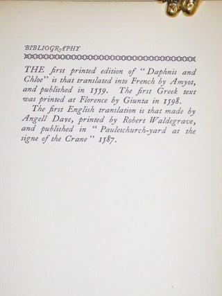 Daphnis and Chloe (signed by Illustrator John Austen)