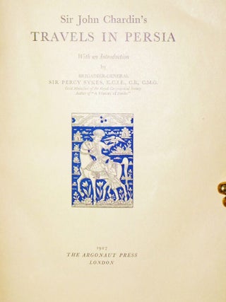 Travels In Persia