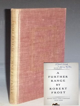 Item #023151 A Further Range. Robert Frost