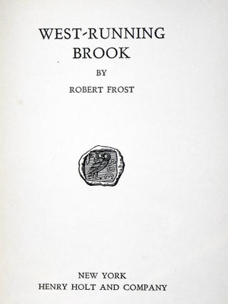 West-Running Brook (signed and Inscribed by the author)