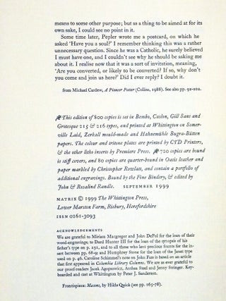 Matrix 19 a Review for Printers and Bibliophiles