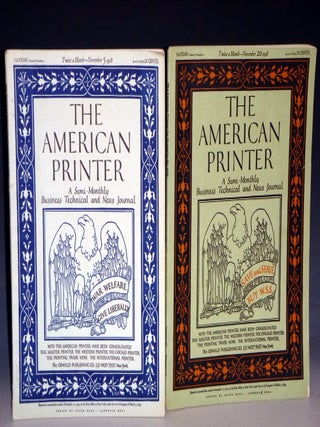 Item #023217 The American Printer A Business, Technicaland News Journal for Printers,...