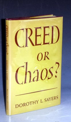 Item #023226 Creed or Chaos? Dorothy L. Sayers