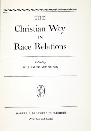 The Christian Way in Race Relations