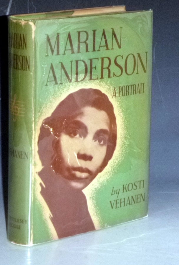 Item #023231 Marian Anderson, a Portrait. Kosti Vehanen.