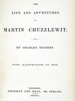 The Life and Adventures of Martin Chuzzlewit