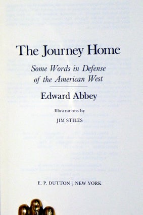 The Journey Home, Some Words in Defense of the American West