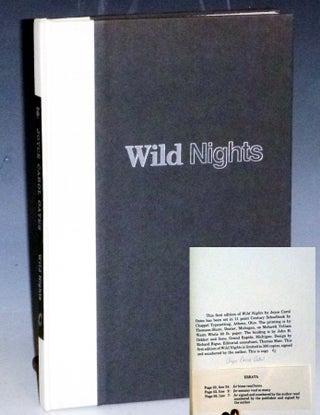 Item #023362 Wild Nights. Joyce Carol Oates