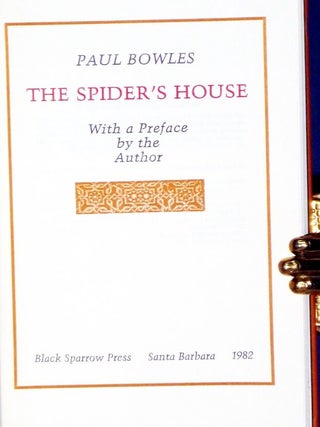 The Spider's House. (Limited and Signed by the author)