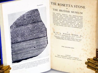 The Rosetta Stone in the British Museum....