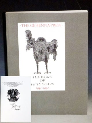 Item #023547 The Gehenna Press, the Work of Fifty Years 1942-1992. Lisa Unger Baskin, Hosea...