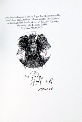 The Gehenna Press, the Work of Fifty Years 1942-1992