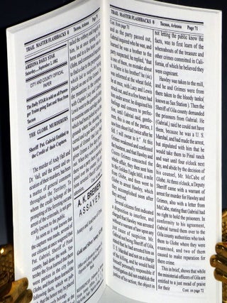 Trail Master Flashbacks 2 (indexed). Old West Newspaper Articles Late 1800's.