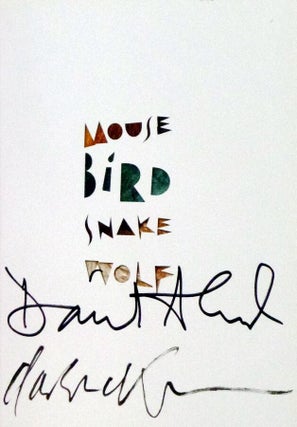 Mouse Bird Snake Wolf (signed by Both Author and artist)
