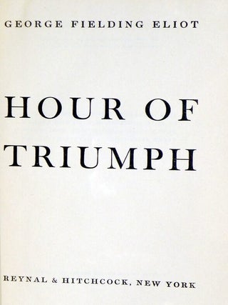 Hour of Triumph (Signed and inscribed)