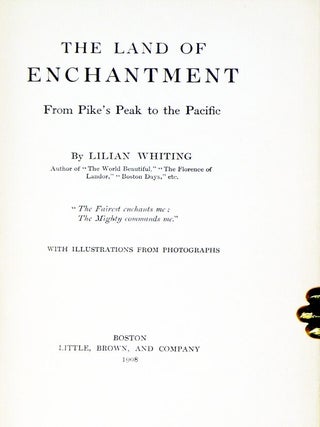 The Land of Enchantment from Pikes Peak to the Pacific