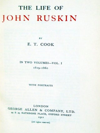 The Life of John Ruskin