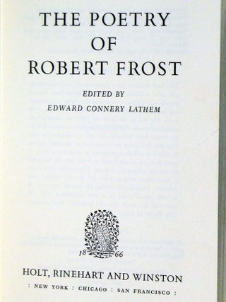The Poems of Robert Frost