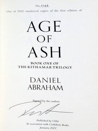 Age of Ash, Book One of Kithamar Trilogy