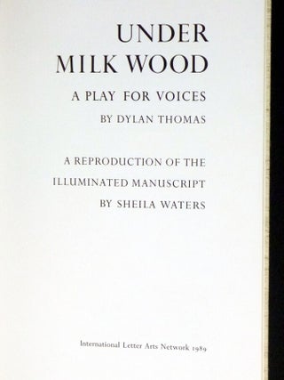 Under Milk Wood, A Play for Voices