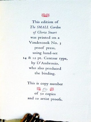 The Small Garden of Gloria Stuart