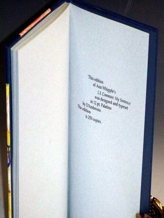 LX Commute: My Sentence (from the library of D'Ambrosio.)