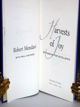 Robert Mondavi, Harvest of Joy