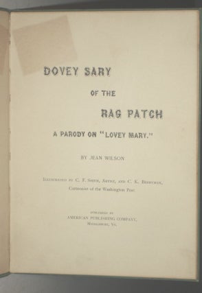 Dovey Sary of the Rag Patch; a Parody on "Lovey Mary"