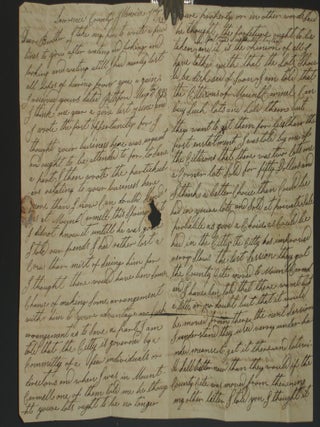 Pre-Conversion Letter By Brigham Young's (Twice-over) Future Father-in-Law