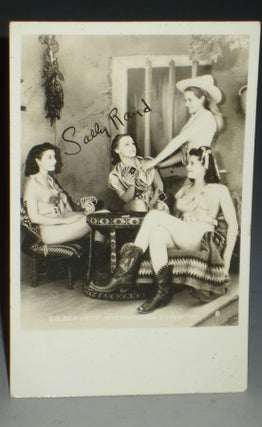 Item #025115 Real Photograph Postcard: Sally Rand's Nude Ranch at the 1939 Golden Gate...