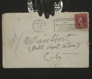 Letter from William S. Hart Estate re: Divorce and Unborn Baby (1922)