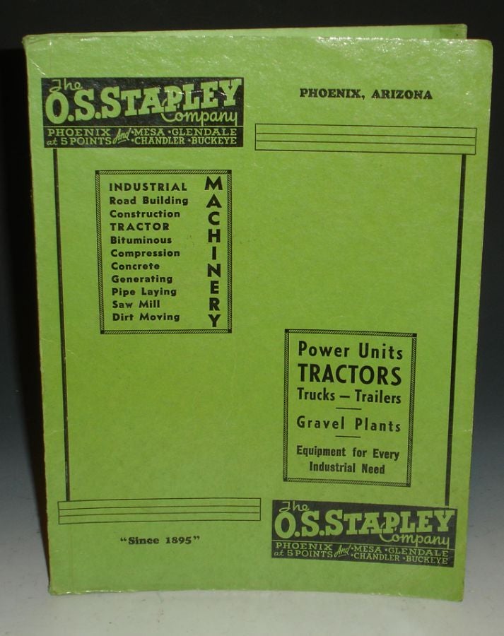 Item #025137 O S. Stapley Company.