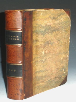 Item #025140 Graham's Magazine, 1845. Edgar Allen Poe Biography, et. Al. Edgar A. Poe