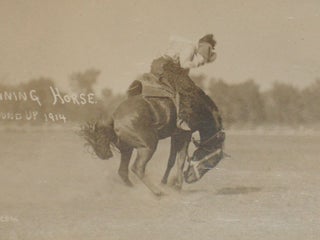 4 real Photograph Postcards of 1914 Miles City Round Up By Marcell