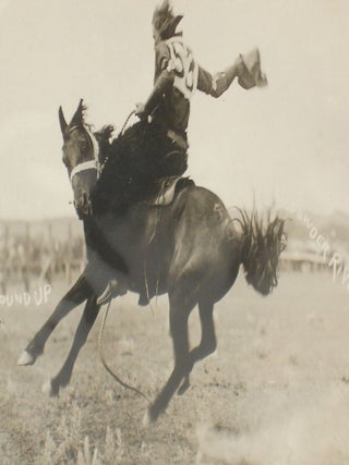 4 real Photograph Postcards of 1914 Miles City Round Up By Marcell
