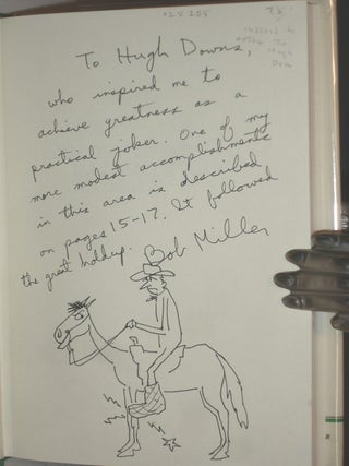 Most of My Patients are Animals (inscribed to Hugh Downs with a Nice drawing)