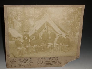 Item #025292 Photograph of Brig. General Lewis A. Grant and His men, Medal of Honor Award, for...