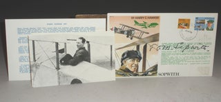 Item #025355 Hawker Commemorative First Day Cover Signed By Sir Thomas Sopwith
