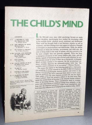 Item #025523 "The Child's Mind" Offprint, Harper's 1978. Maurice Sendak, Bruno Bettelheim, Ludvis...