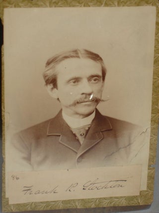 Item #026042 Signed Cabinet Photograph of Frank R. Stockton