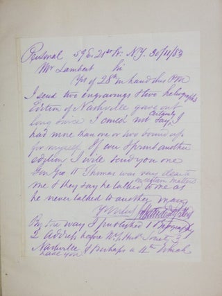Major-General George H. Thomas; The Annual Address Delivered Before the New York Historical Society...January 5, 1875 (Bound with Extract: Sketch of Gen. George H. Thomas)