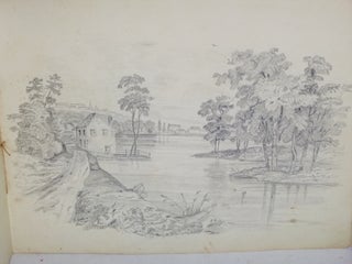 Sketches of landscapes in Pencil, Dated 1845
