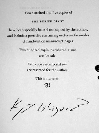 The Buried Giant (Signed, Limited Edition
