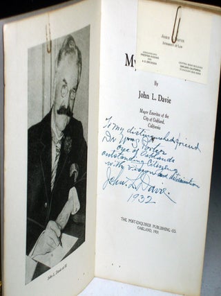 My Own Story (inscribed to Dr. William S. Porter) with Notes on His Proposed Stadium
