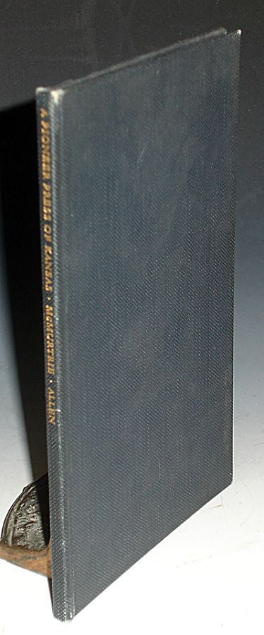 Item #026675 A Forgotten Pioneer Press of Kansas. Douglas C. McMurtrie, Albert H. Allen.