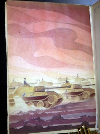 Item #027019 Panzer, 27th Regiment, Original Art, October 23, 1943