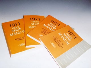 Item #027129 1971 Truck Shop Manual (5 Volumes in 4) in Original Shipping Box. Ford Motor Company