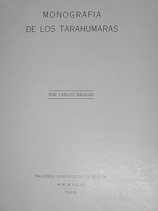 Monografia De Los Tarahumaras