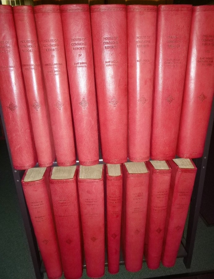 Item #027213 Reports from Committees of the House of Commons; Which Have been Printed By Order of the House, and are Not inserted in the Journals, Reprinted by Order of the House (16 volumes). Great Britain. Parliament. House of Commons.