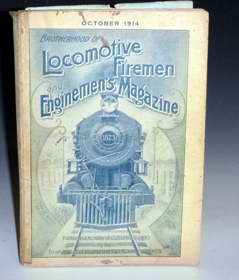 Item #027220 Brotherhood of Locomotive Fireman and Engineers Magazine (October 1914)